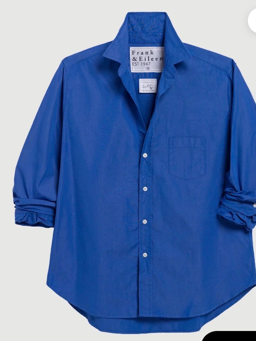 Frank & Eileen Famous Denim Button Up rare color L